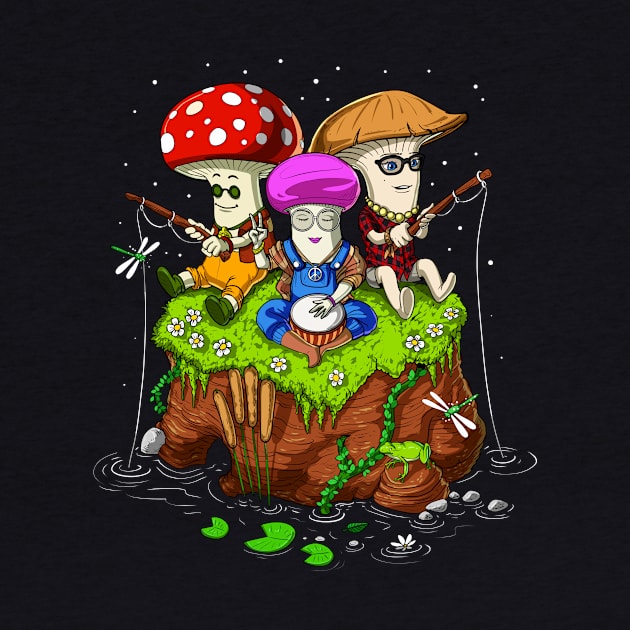 Hippie Magic Mushrooms by underheaven